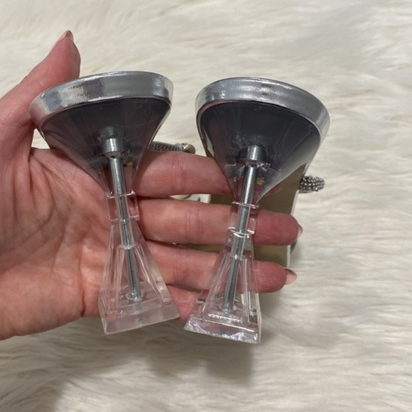 Mach & Mach Crystal‎ Flower slide sandal size 39.5 - Picture 8 of 15